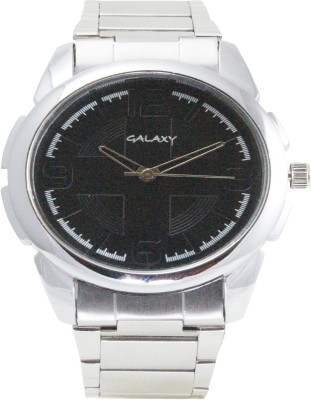 Galaxy GY042BLKSLR Analog Watch  - For Men   Watches  (Galaxy)