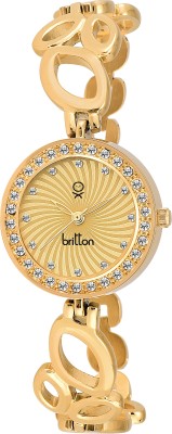 BRITTON BR-LR045-GLD-GLD Analog Watch  - For Women   Watches  (Britton)