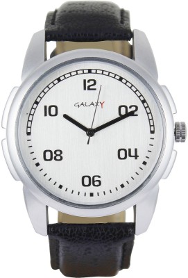 Galaxy GY044WHTBLK Analog Watch  - For Men   Watches  (Galaxy)