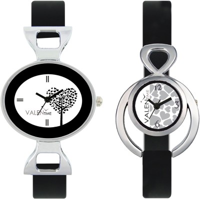 Fashionnow White Dial Black Strap Fashionable Women Watches Analog Watch  - For Women   Watches  (Fashionnow)