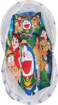 

Dolphin52 3D Baby cotton mosquito net bed. Digital print (doremon) for babies of AGE: 0-6 months. new born and infants(Fabric, Multicolor)