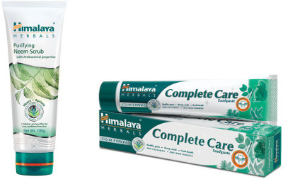 

Himalaya Purifying Neem Scrub, Toothpaste(Set of 2)