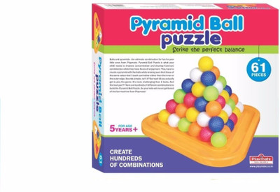 

Playmate Pyramid Ball 61 pcs - Strike the perfect balance. Age 2 to 5 years(Multicolor)