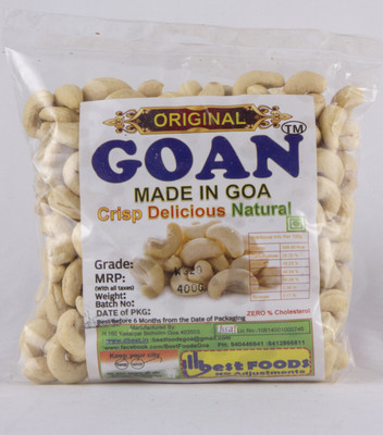

Original Goan Medium Regular size Cashews(400 g, Pouch)