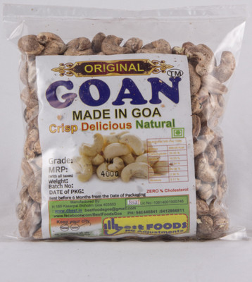 

Original Goan with Skin Cashews(400 g, Pouch)
