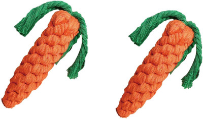 

Pets Empire "Ultra Durable"Rope Dog Toy - Great for Aggressive Chewers - 100% Natural & Safe Cotton carrots(2 Piece) Cotton Chew Toy For Dog