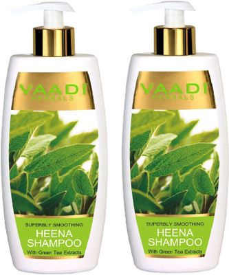 

Vaadi Herbals Heena Shampoo with Green Tea Extracts(350 ml)