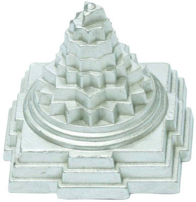 

SHIVOHAM Maa Laxmi Shree Yantram (Mercury)-150gm Decorative Showpiece - 4 cm(Mercury, White)