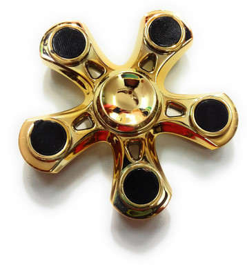 

KAUSAL KF World Superior Heavy Quality Metallic Ferris Wheel Ultra Speed Hand Fidget Spinner Toy (Gold)(Gold)