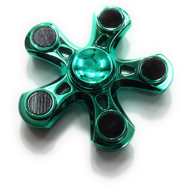 

KAUSAL KF World Superior Heavy Quality Metallic Ferris Wheel Ultra Speed Hand Fidget Spinner Toy (GREEN)(Green)