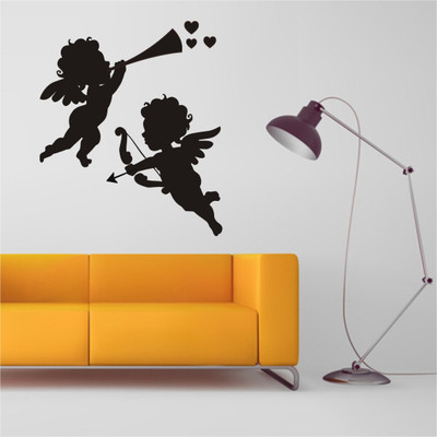 

SN Graphics  PVC Vinyl Sticker(Pack of 1, Black