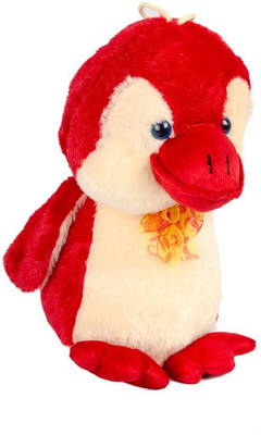 

kraft artefacto haus FUNNY RED PENGUINS SOFT TOY - 25CM - 25 cm(Multicolor)
