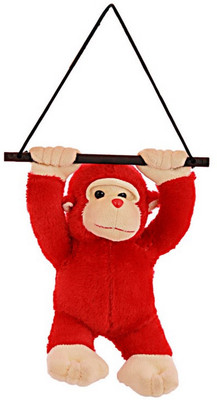 

kraft artefacto haus COLORFUL RED CHIMPU MONKEY - 30 cm - 30 cm(Multicolor)