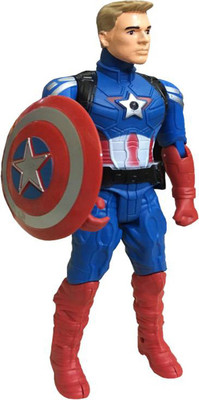 

Origin Avengers -Age Of Ultron Captain America Action Figure(Blue, Red)