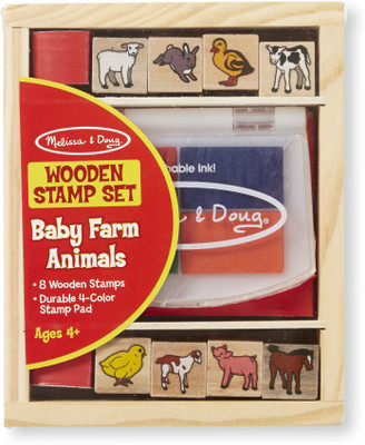 

Melissa & Doug Baby Farm Animals Stamp Set-1639