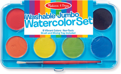 

Melissa & Doug Jumbo Watercolor Paint Set (8 Colors)-4121
