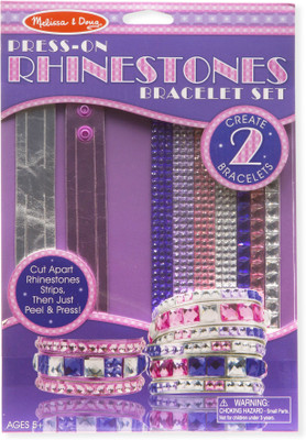 

Melissa & Doug Press-On Jewels Rhinestone Bracelets Toy-9244