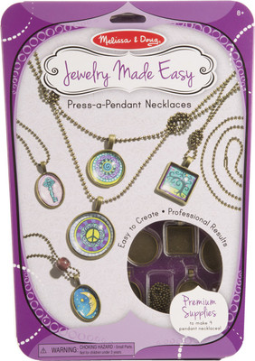 

Melissa & Doug Press-A-Pendant Necklaces: Arts & Crafts kits-9471