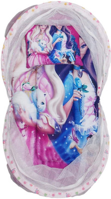 

Dolphin52 DOLPHIN52 Baby cotton mosquito net bed. Digital print ( disney princess ) for babies of AGE: 0-6 months. New born and infants(Fabric, Multicolor)
