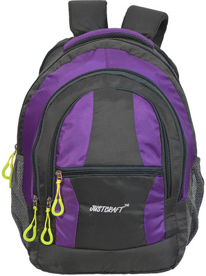 

Justcraft Airport 1000D 30 L Backpack(Purple), Grey;purple