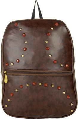 JG Shoppe Midslit004 8 L Backpack(Brown)