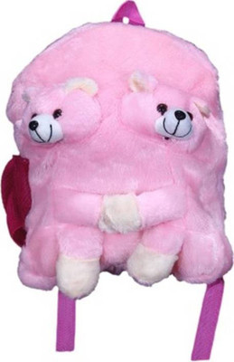 

Disha Enterprises kids double faceteddy backpack 5 L Backpack(Pink)