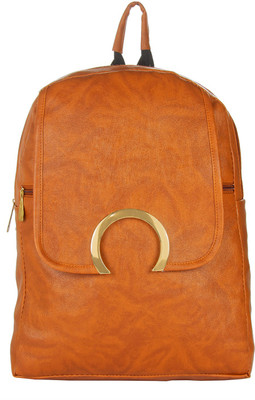 JG Shoppe HalfMoon01 8 L Backpack(Tan)