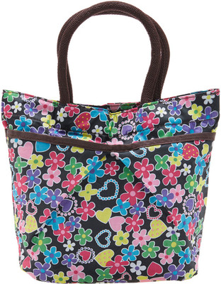 

Ez-life Chic Carry Bag -Heart&Flo-Black Waterproof Shoulder Bag(Multicolor, 3 L)
