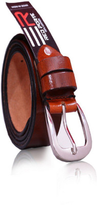 

RED PORTE Men Formal, Party Brown Genuine Leather Belt