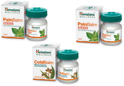 

Himalaya 2 pain balm strong with 1 cold Balm(45 g)
