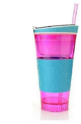 

Skywalk Snackeez Cup-| The All-in-one, Travel Cup Snack Drink Snack And Easy Go Anywhere Snacking Solution! As Seen On Tv Assorted (1 Cup Only) 500 ml Sipper(Pack of 1, Multicolor)
