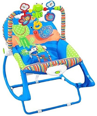 

Taaza Garam UK Kids High Quality Imported Newborn-to-Toddler Portable Baby Rocker-Gift toy (Blue) Electric Bouncer(Blue)