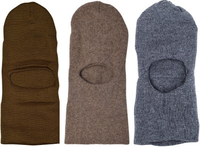 ZACHARIAS Solid Monkey Cap Cap(Pack of 3)