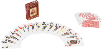 

Casinoite Monarch 100% Plastic Poker Playing Cards (Red)(Red)