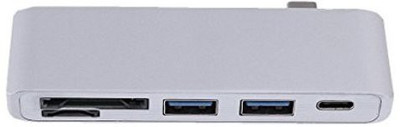 

Microware Type-C Card Reader & Hub Card Reader(Silver)