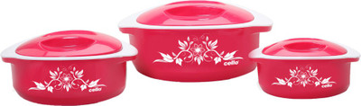 Cello Hot Meal Pack of 3 Casserole Set(500 ml, 850 ml, 1500 ml)