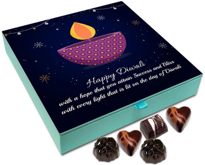 

Chocholik Diwali Gift Box - Hope You Attain A Lot Of Success Chocolate Box - 9pc Truffles(108 g)