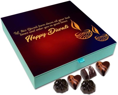 

Chocholik Diwali Gift - Have A Great Time On This Diwali Chocolate Box - 9pc Truffles(108 g)