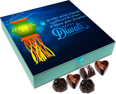 

Chocholik Diwali Gift - Light Candles Everywhere On This Diwali Chocolate Box - 9pc Truffles(108 g)