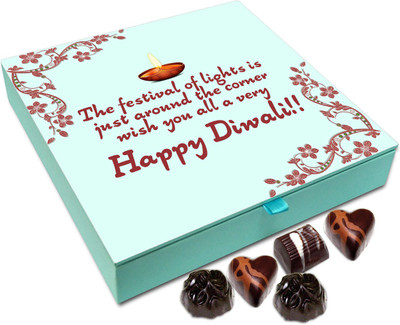 

Chocholik Diwali Gift Box - Have An Amazing Night This Diwali Chocolate Box - 9pc Truffles(108 g)