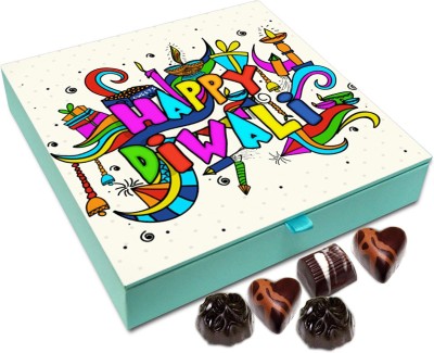 

Chocholik Diwali Gift - Happy Diwali To All My Mates Chocolate Box - 9pc Truffles(108 g)