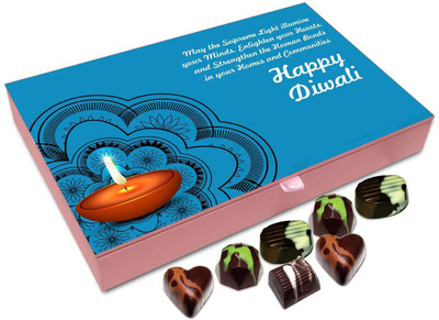 

Chocholik Diwali Gift Box - May This Diwali Strengthens Bonds Between Communities Chocolate Box - 12pc Truffles(144 g)