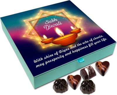 

Chocholik Diwali Gift - May Prosperity Enter Your Life This Diwali Chocolate Box - 9pc Truffles(108 g)