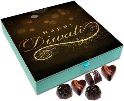 

Chocholik Diwali Gift Box - Happy Sparkling Diwali Chocolate Box - 9pc Truffles(108 g)