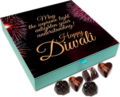 

Chocholik Diwali Gift Box - Have An Amazing Deepawali Chocolate Box - 9pc Truffles(108 g)