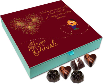 

Chocholik Diwali Gift Box - Wishing You And Your Family An Amazing Diwali Chocolate Box - 9pc Truffles(108 g)