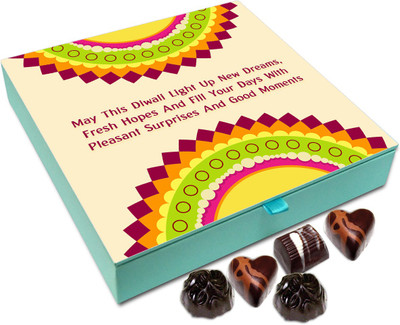 

Chocholik Diwali Gift - May This Diwali Light Up New Dreams Chocolate Box - 9pc Truffles(108 g)
