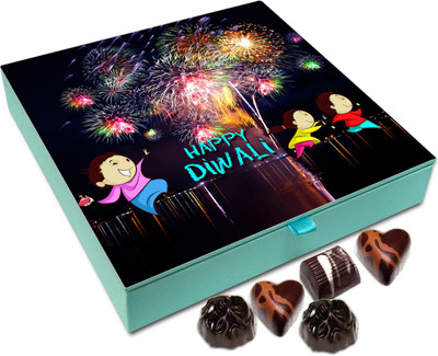 

Chocholik Diwali Gift - Happy Diwali To All The Little Champions Chocolate Box - 9pc Truffles(108 g)