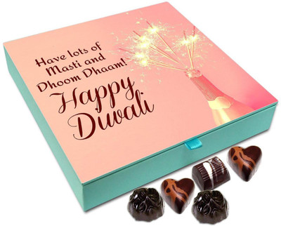 

Chocholik Diwali Gift Box - Have Lots Of Fun This Diwali Chocolate Box - 9pc Truffles(108 g)