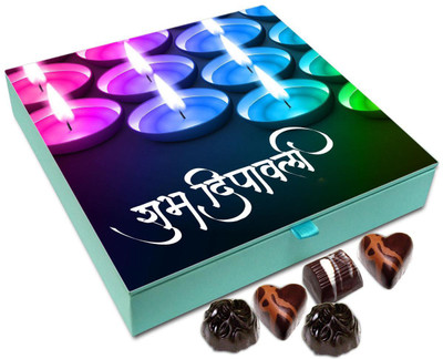 

Chocholik Diwali Gift Box - Have A Very Happy Diwali Chocolate Box - 9pc Truffles(108 g)